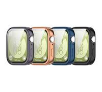 RuenTech Lot de 4 coques de protection en TPU pour Huawei Watch Fit 3 avec film de protection d'écran ultra fin pour Huawei Watch Fit 3