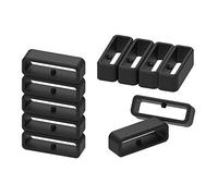 Ruentech Lot de passants en silicone pour bracelet de montre pour homme compatible avec garmin Forerunner 220 230 235 620 630 735XT/Forerunner 25, 10 pièces