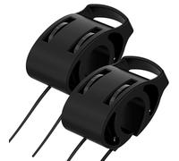 RuenTech Support de Guidon de Vélo pour Coros Pace 2/3, Vertix/Vertix 2/2S, Apex/Apex Pro/2/2 Pro - Kit de Support GPS pour Montres de Sport (Noir + Noir)