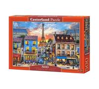 Castorland Rues de pièces de puzzle de Paris 500 Multicolore G