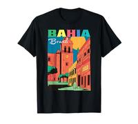 Rues de Salvador Bahia Brésil Art vintage T-Shirt