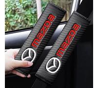 RUFD 2pcs Housse de Protection de Rembourrage de Ceinture de Sécurité pour Mazda 2 3 6 Axela CX-3 CX-5 CX-30 MX-5 Car Seat Belt Pad Accessoires de IntéRieur,Mazda