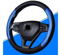 RUFD Caches de Volant pour Mercedes-Benz C-Klasse Sedan W202 W203 W204 205 W206, 15"/Environ 38cm Couvre Volant Voiture Simili Cuir Antidérapant Respirant,B Blue