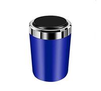 RUFD Cendriers de Voiture Portable pour Renault Alaskan/Alpine/Arkana/Austral/Captur, Amovible Cendrier de Voiture Multifonction avec Couvercle avec lumière LED,Blue