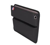 RUFD Organisateur D'écart de Siège de Voiture pour Land Rover Range Rover Evoque/Range Rover Sport/Range Rover Velar, 2 en 1 Car Seat Gap Storage Organizer Organisateur de Siège,A Black