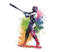 Rufevee Creative Baseball Player Silhouette Chambre Salon Porche Décor À La Maison Stickers Muraux