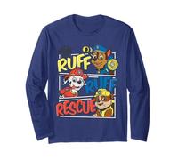 Ruff Ruff Rescue Personnages dans Les Rectangles Manche Longue
