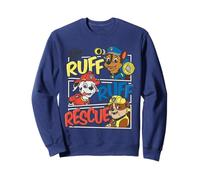 Ruff Ruff Rescue Personnages dans Les Rectangles Sweatshirt