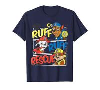 Ruff Ruff Rescue Personnages dans Les Rectangles T-Shirt