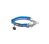 Ruffwear Collier pour chien Chain Reaction - Réglable, anti-traction, réfléchissant Bleu 36-51 cm