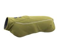 Ruffwear, Climate Changer - Gilet d'hiver léger et chaud pour chien avec coupe réglable, boucles à dégagement rapide, bordure réfléchissante et compatibilité harnais, vert cèdre, taille XS