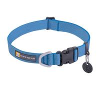 Ruffwear Collier de Chien Hi & Light Bleu Crépuscule Réfléchissant & Résistant
