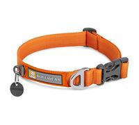 RUFFWEAR Collier pour Chien Front Range, Sangle Tubelok résistante, Anneau de Fixation en Aluminium et Boucle à Ouverture latérale, élégant et Durable, Campire Orange, Large, 51-66 cm