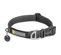 RUFFWEAR Collier pour Chien Front Range, Sangle Tubelok résistante, Anneau de Fixation en Aluminium et Boucle à Ouverture latérale, élégant et Durable, Twilight Grey, Large, 51-66 cm