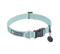 RUFFWEAR Collier pour Chien Hi & Light, Ultra Solide et léger, Anneau de Fixation de la Laisse en Aluminium et Boucle à Ouverture latérale, Accessoire élégant pour Le Cou, Sage Green (S, 28-36cm)