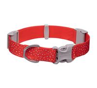 Ruffwear Confluence Collier Pour Chien Rouge Imperméable Réglable Réfléchissant