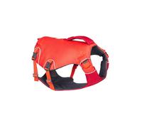 Ruffwear Confluence Gilet de Sauvetage pour Chien, Harnais de sécurité et Dispositif de flottaison pour Chien de Taille Moyenne, 2 poignées d'assistance, Aide à la Natation, Orange Tangelo, Taille M