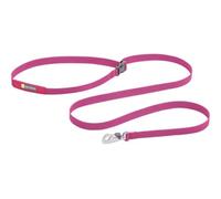 RUFFWEAR Flagline Laisse pour Chien Multi-Usage Mains Libres sans Traction légère réglable et Robuste Anti-nœuds pour la Promenade et Le Dressage du Chien Rose Alpenglow 1,9 m