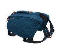 RUFFWEAR Front Range Day Pack - Harnais Sac à Dos pour Chien, Sacoche Confortable pour Promenades et Port Prolongé, pour Chiens de Très Petite Taille, Bleu Nuit (Blue Moon), Taille XS