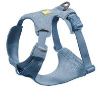 Ruffwear Front Range Flex Harnais pour chien - Réglable et doux - Léger - 2 points d'attache pour laisse, tricot technique et bordure réfléchissante, bleu polaire, taille M