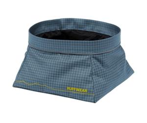 RUFFWEAR Great Basin - Gamelle de Voyage pour Chien, Légère et Pliable, pour Eau & Nourriture, Taille S (0,75 L), Bleu Ardoise