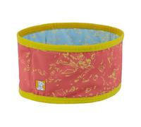 RUFFWEAR Guêtre de Cou pour Chiens avec Protection Solaire SPF 50+, Réversible,Accessoire Refroidissement, Rose Saumon/Bleu Brume (Taille XL)