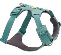 RUFFWEAR Harnais Avant pour Chien - Harnais rembourré réfléchissant Anti-Traction River Rock Green Medium