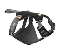 RUFFWEAR Harnais de sécurité Automobile pour Chien, Chiens de Taille Mini, Ajustement sur Mesure, Taille XXS, Noir (Obsidian Black), Harnais Load Up, 3060-001S2