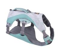 RUFFWEAR Harnais et poignée pour Chien Swamp Cooler, pour Garder Les Animaux au Frais par Temps Chaud, entièrement réglable, 2 portails de Plomb, Sage Green (Medium, 69-81cm)