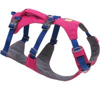 RUFFWEAR Harnais pour Chien avec poignée, Flagline, Confortable et léger, Multi-Usage, réglable, 3 Points d'attache, Sangle renforcée et Anneau en V en métal Solide, Alpenglow Pink XX-Small