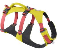 RUFFWEAR Harnais pour Chien avec poignée, Flagline, Confortable et léger, Multi-Usage, réglable, 3 Points d'attache, Sangle renforcée et Anneau en V en métal Solide, Lichen Green (X Small, 43-56cm)