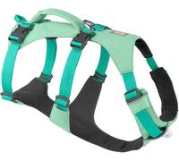 RUFFWEAR Harnais pour Chien avec poignée, Flagline, Confortable et léger, Multi-Usage, réglable, 3 Points d'attache, Sangle renforcée et Anneau en V en métal Solide, Sage Green (XX Small, 33-43cm)