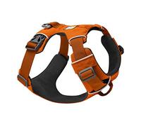 RUFFWEAR Harnais pour Chien Front Range, réglable, Confortable et rembourré, 2 Attaches pour la Laisse, Fixation renforcée et Anneau en V en métal Solide, Medium