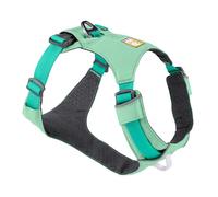 RUFFWEAR Harnais pour Chien Hi & Light, Équipement de Marche et d'aventure Ultra léger et à Profil Bas, entièrement réglable, Anneau V-Ring en Aluminium pour la Laisse, Sage Green (M, 69-81cm)