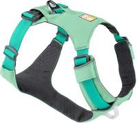 RUFFWEAR Harnais pour Chien Hi & Light, Équipement de Marche et d'aventure Ultra léger et à Profil Bas, entièrement réglable, Anneau V-Ring en Aluminium pour la Laisse, Sage Green (M, 69-81cm)