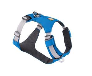 RUFFWEAR Harnais pour Chien Hi & Light, Équipement de Marche et d'aventure Ultra léger et à Profil Bas, entièrement réglable, Anneau V-Ring en Aluminium pour la Laisse, Blue Dusk, XXXS, 23-33cm