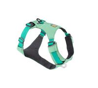 RUFFWEAR Harnais pour Chien Hi & Light, Équipement de Marche et d'aventure Ultra léger et à Profil Bas, entièrement réglable, Anneau V-Ring en Aluminium pour la Laisse, Sage Green (S, 56-69cm)