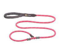 RUFFWEAR Just-a-Cinch Laisse et Collier 2 en 1 pour Chien - Ne Tire Pas - Laisse légère et Robuste - Courte Anti-enchevêtrement et Anti-Traction - Laisse de Dressage pour Chien - Rose alvéole