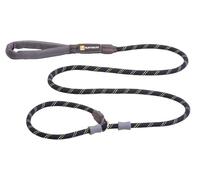 Ruffwear Just-a-Cinch Laisse et Collier pour Chien 2 en 1 - Ne Tire Pas - 1,5 m - Légère et Robuste - Courte Anti-nœuds - Laisse de Dressage pour Chien - Noir Obsidienne