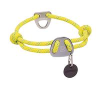 RUFFWEAR Knot-a-Collar - Collier pour Chien Réfléchissant et Réglable, Taille L (51-66 cm), Vert Lichen