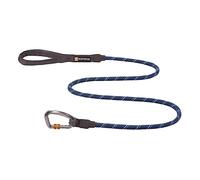 RUFFWEAR Knot-a-Leash - Laisse Réfléchissante pour Chien en Corde avec Mousqueton de Verrouillage, 1,5 m de Long, 11 mm d'Épaisseur, Bleu Nuit