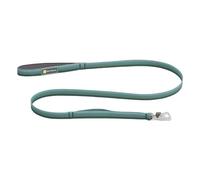 RUFFWEAR Laisse Front Range, légère et résistante de 1,5 m avec poignée rembourrée et Clip Crux pivotant sécurisé, Sangle Tubelok compacte et profilée,River Rock Green