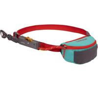 RUFFWEAR Laisse pour Chien, Sangle Portable escamotable, Réglable, Portée ou à la Main avec Sac de Transport, Bleu Sarcelle (Taille Unique)