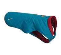 RUFFWEAR Overcoat for Dogs, Abrasion-Resistant, Very Small Breeds, Size: X-Small, Metolius Blue, Stumptown Jacket, 0595-425S1