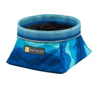 RUFFWEAR Quencher Gamelle Pliable pour Chien - Gamelle à Eau et Nourriture pour Chien - Gamelle de Voyage antidérapante - Légère et Pliable - Gamelle pour Animaux de Compagnie - Coastal Mountains
