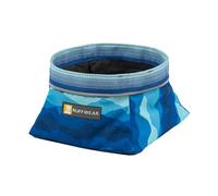 RUFFWEAR Quencher Gamelle Pliable pour Chien - Gamelle à Eau et Nourriture pour Chien - Gamelle de Voyage antidérapante - Légère et Pliable - Gamelle pour Animaux de Compagnie - Coastal Mountains