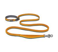 Ruffwear, Roamer Laisse élastique pour Chien pour la Course, Le vélo ou la randonnée, Peut être utilisée à la Main ou Les Mains Libres, Jaune Neige, 1,5 m à 2,1 m