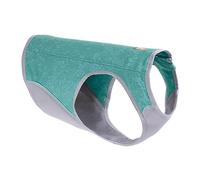 RUFFWEAR Swamp Cooler Zip Vest, Veste pour Chien pour Temps Chaud, SPF 50+, Protection Solaire pour Garder Les Animaux, avec Fermeture à glissière, Aurora Teal (Large, 81-91 cm)