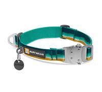 RUFFWEAR - Top Rope Dog Collar, Reflective Collar with Metal Buckle for Everyday Use, Seafoam, 20"-26"