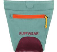 RUFFWEAR Treat Trader, pochette étanche pour chien avec clip ceinture et ceinture réglable, sac de promenade mains libres pour un accès rapide aux friandises, fermeture aimantée, vert roche de rivière